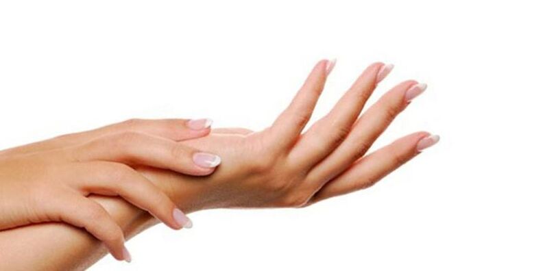 The cause of pain in the finger joint